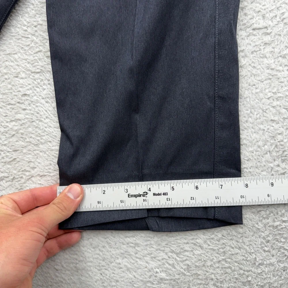 Peter Millar Mens Performance Trousers Navy Blue Stretch Golf Pants 42x30